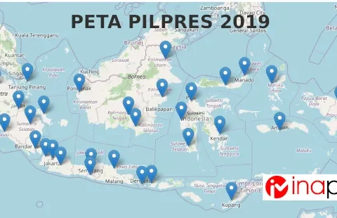 peta Pilpres 2019